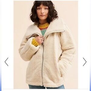 We The Free Cream Teddy Jacket